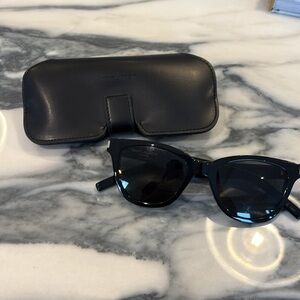 AUTHENTIC Saint Laurent Black Sunglasses with Case